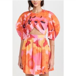 New De Loreta 'Candelaria' Orange Dress Size Small